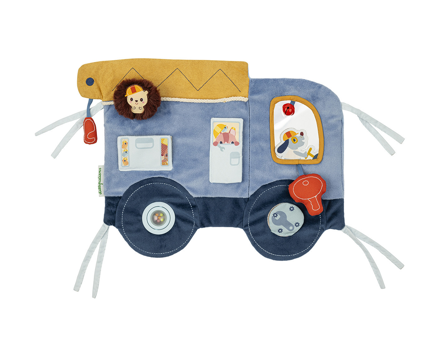 Lilliputiens - textilní panel do postýlky - pejsek Jules