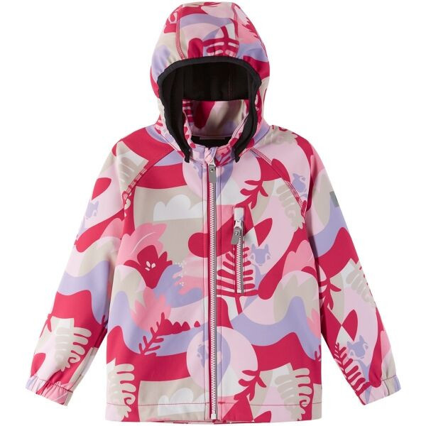 REIMA VANTTI Dětská softshellová bunda, růžová, velikost