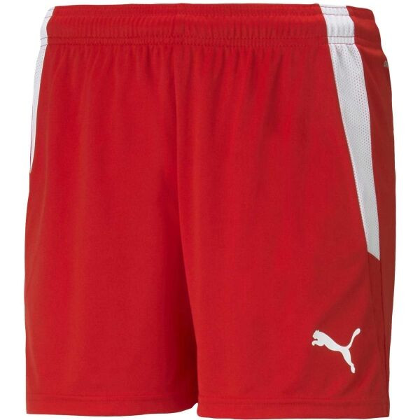 Puma TEAMLIGA SHORTS W Dámské fotbalové trenky, červená, velikost