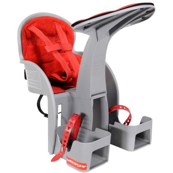 WEERIDE SAFE FRONT CLASSIC Dětská přední sedačka na kolo, červená, velikost