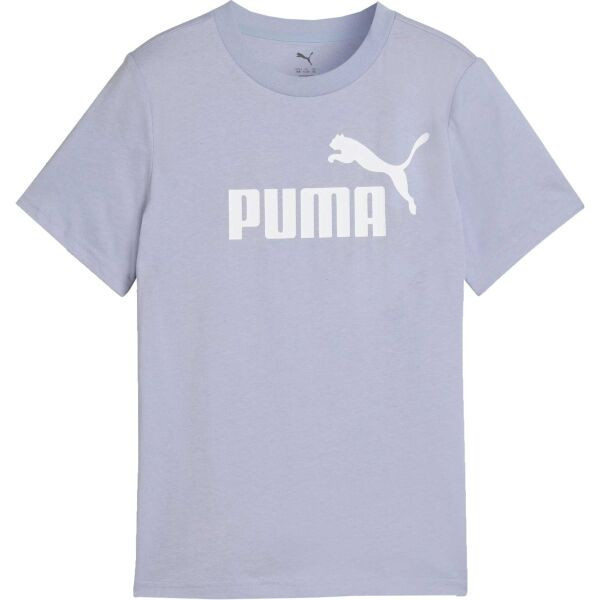 Puma ESSENTIALS NO. 1 LOGO TEE G Dívčí triko, fialová, velikost