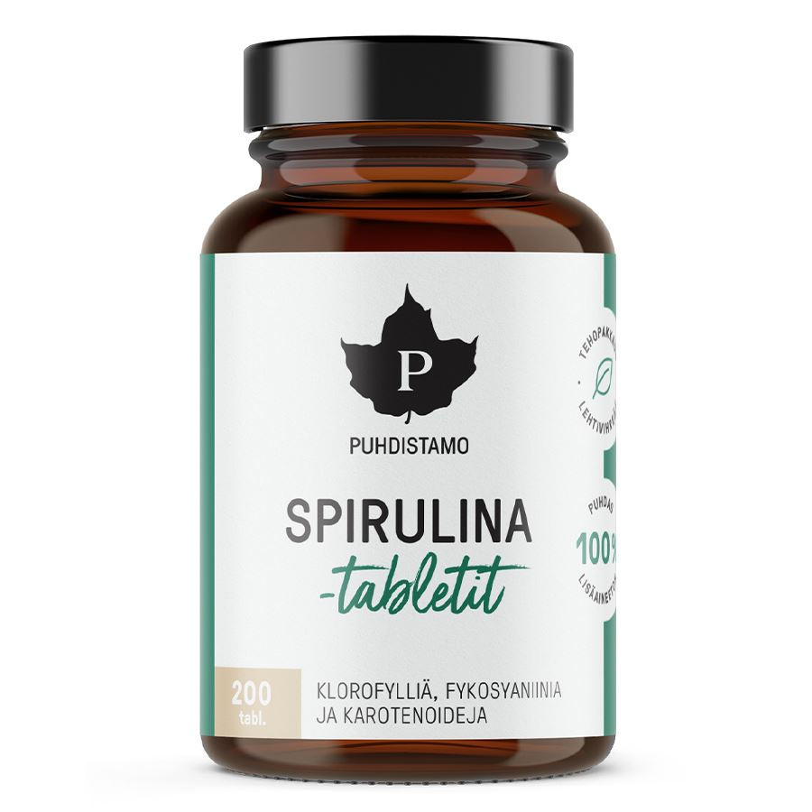 Puhdistamo Spirulina 200 tablet (100g)
