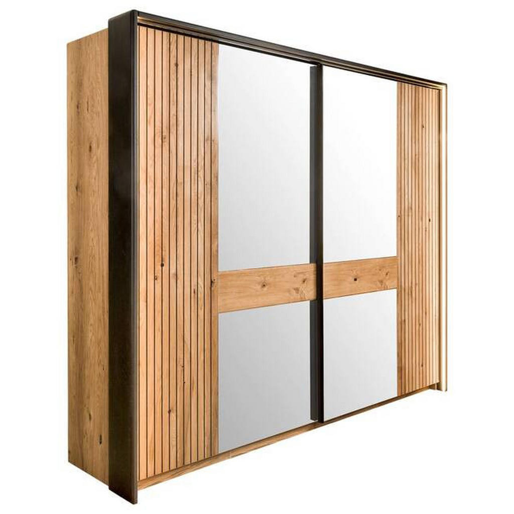 Linea Natura SKŘÍŇ S POSOUVACÍMI DVEŘMI, dub, barvy dubu, 242/214/67 cm