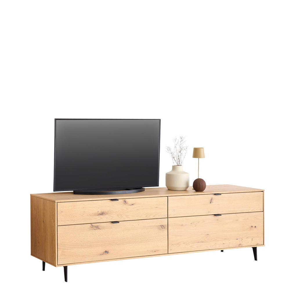 Cantus NÍZKÁ KOMODA, barvy dubu, 202,6/63/50 cm