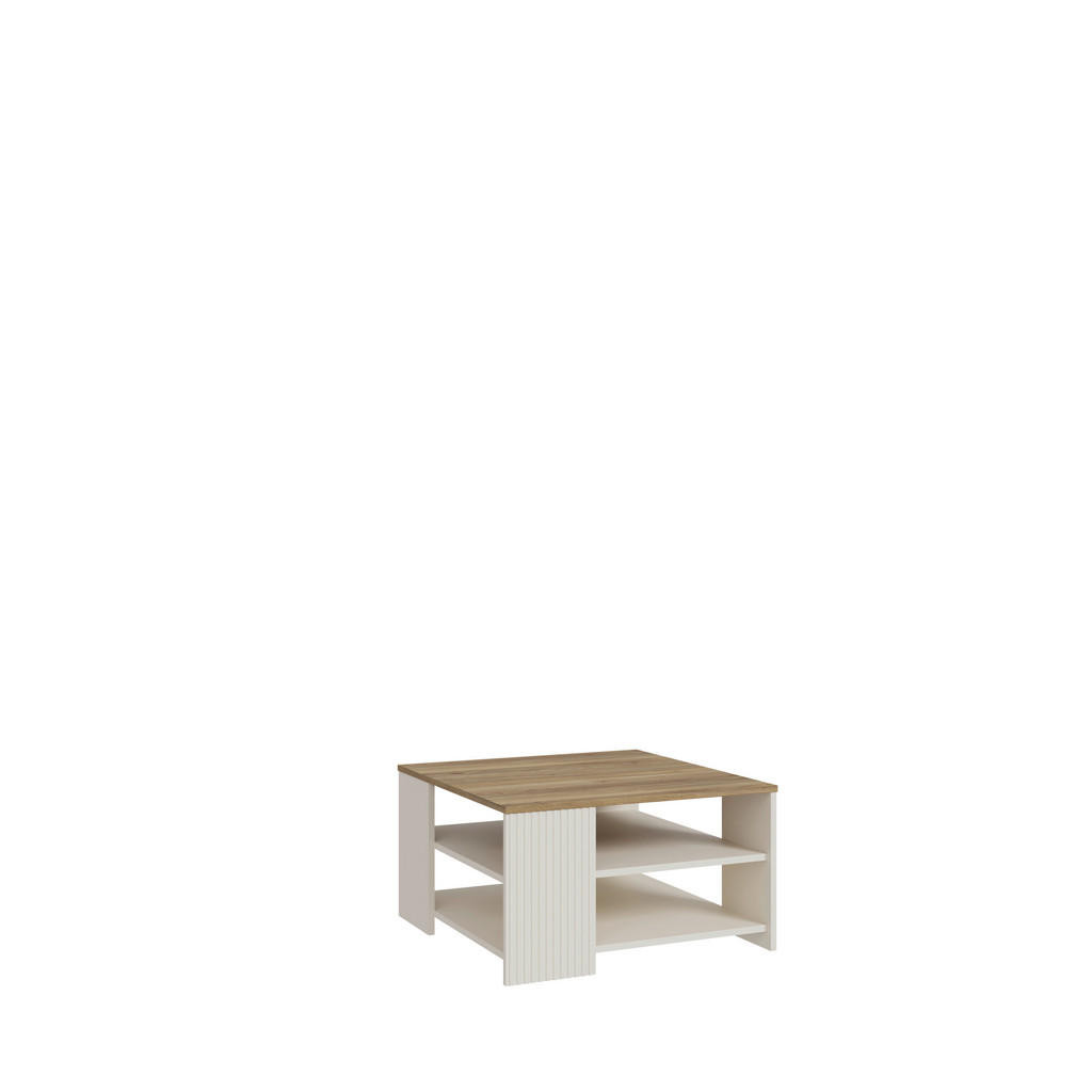 Hom`in KONFERENČNÍ STOLEK, pískové barvy, kompozitní dřevo, 80/45/80 cm