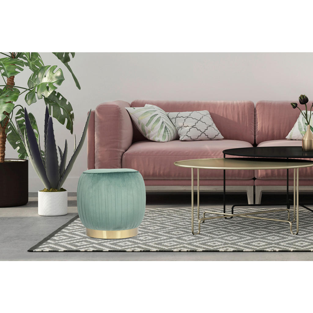 XXXL TABURET, kov, plast, 43/42/43 cm