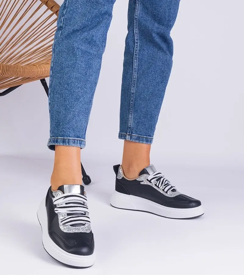 marka niezdefiniowana White trainers Justar