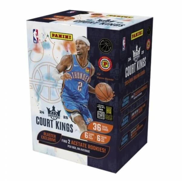 24-25 NBA karty Panini Court Kings International Basketball Blaster Box