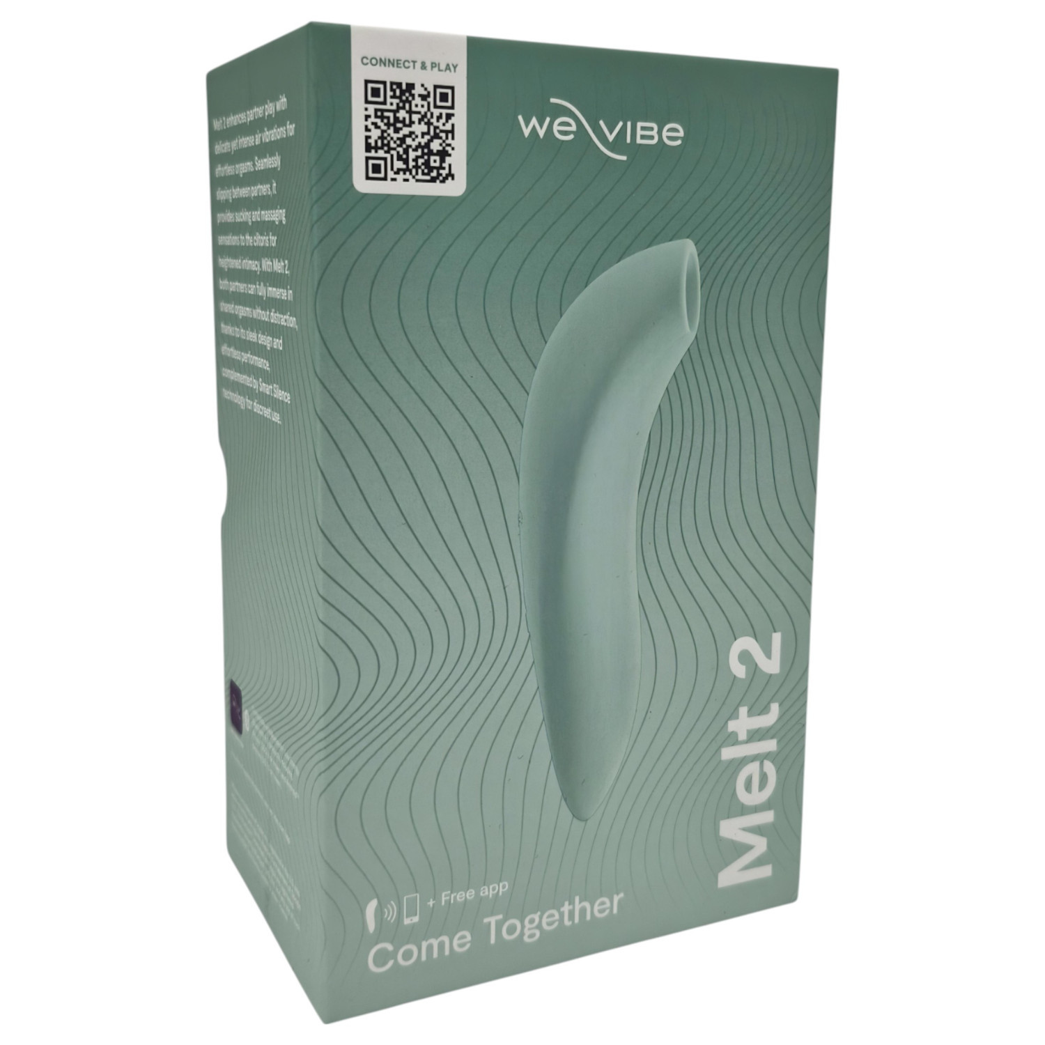We-Vibe Melt 2 - chytrý stimulátor klitorisu (tyrkysový)