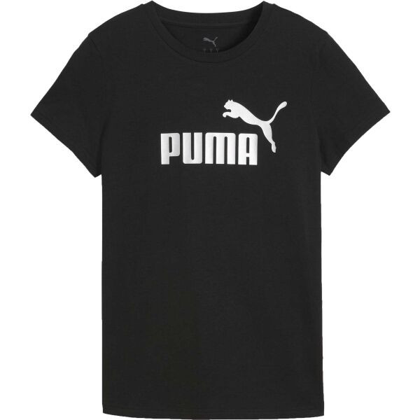 Puma ESSENTIALS METALLIC NO.1 LOGO TEE Dámské triko, černá, velikost