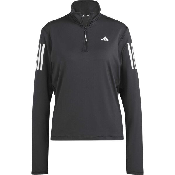 adidas OWN THE RUN HALF-ZIP Dámská běžecká bunda, černá, velikost