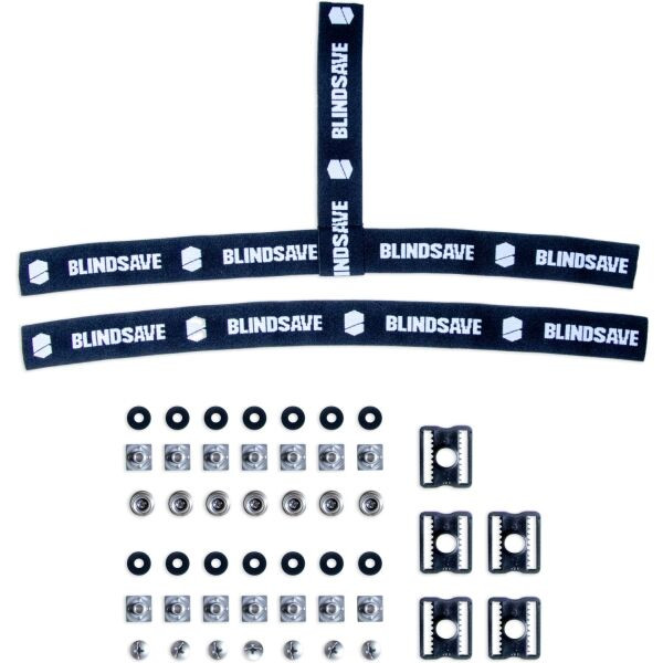 BLINDSAVE ORIGINAL STRAPS & BUCKLES Upevňovací sada pro masku, černá, velikost