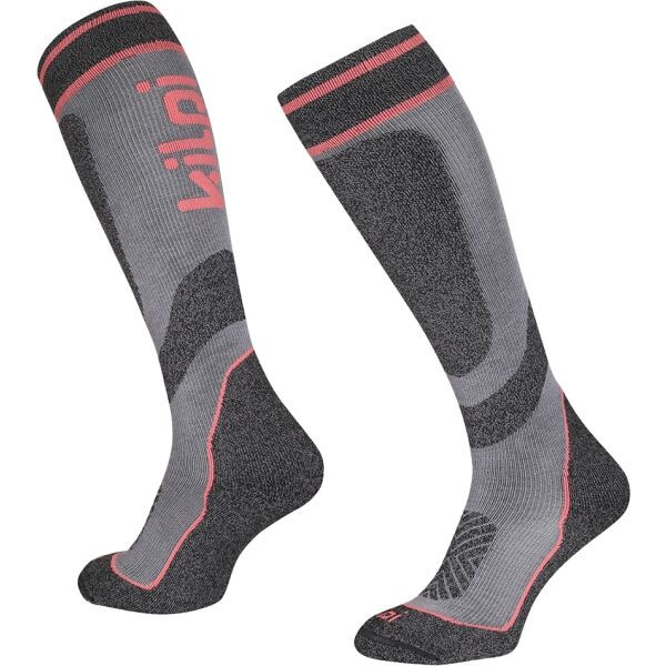 KILPI ANXO Lyžařské podkolenky, šedá, velikost