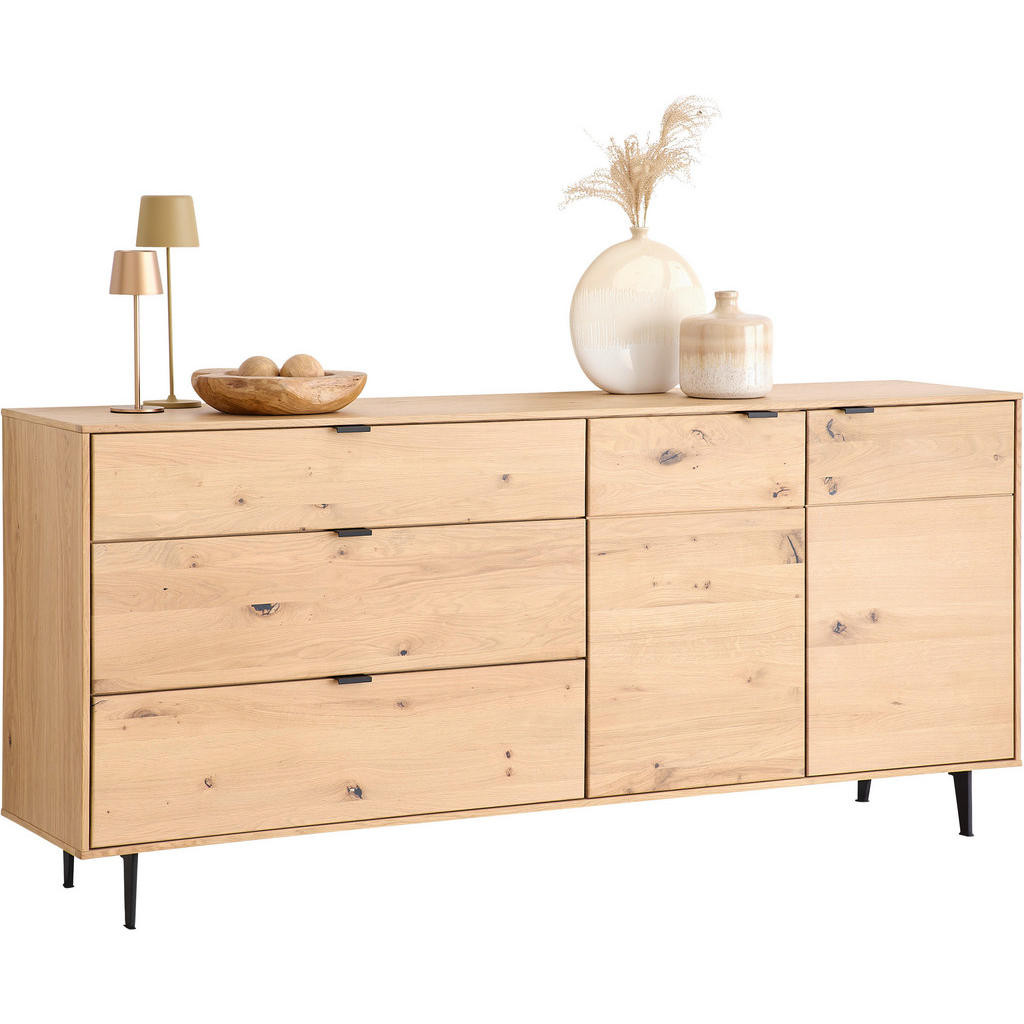 Cantus ŠIROKÁ KOMODA, sukový dub, barvy dubu, 182,6/83,1/42 cm