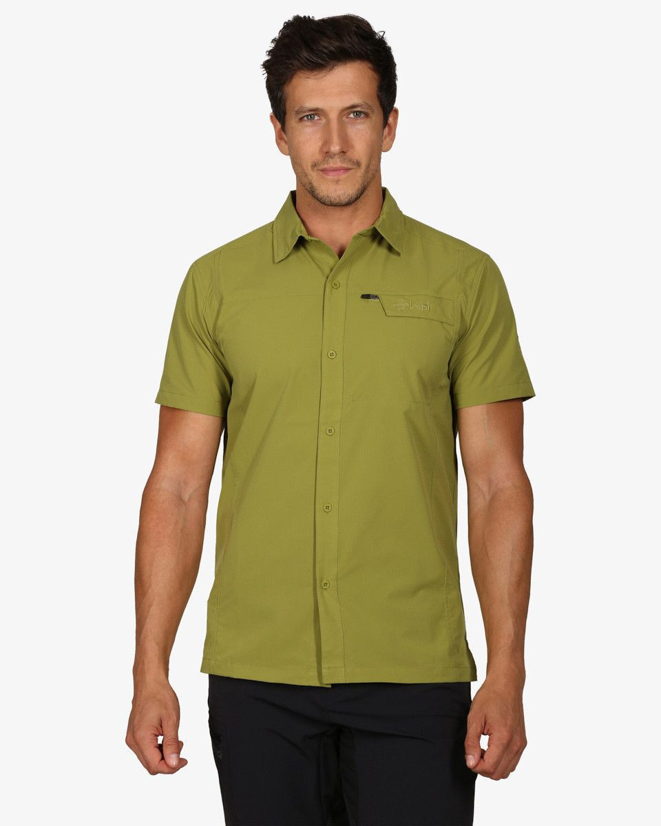Pánská outdoorová košile kilpi bombay-m zelená 3xl