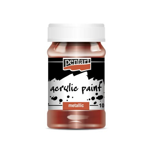 Akrylová barva metalická PENTART 100 ml BORDÓ