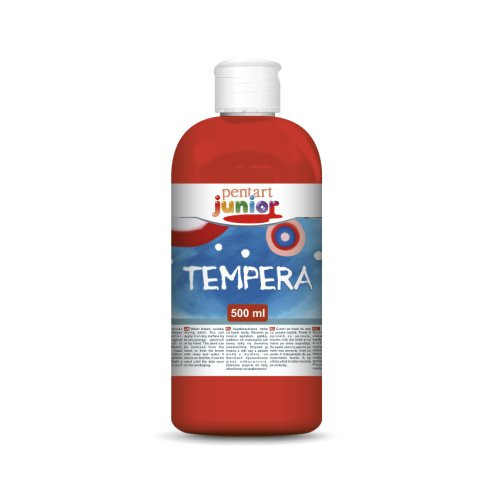 Tempera PENTART 500 ml OHNIVÁ ČERVENÁ