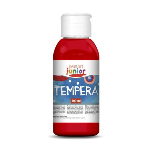 Tempera PENTART 100 ml  OHNIVÁ ČERVENÁ
