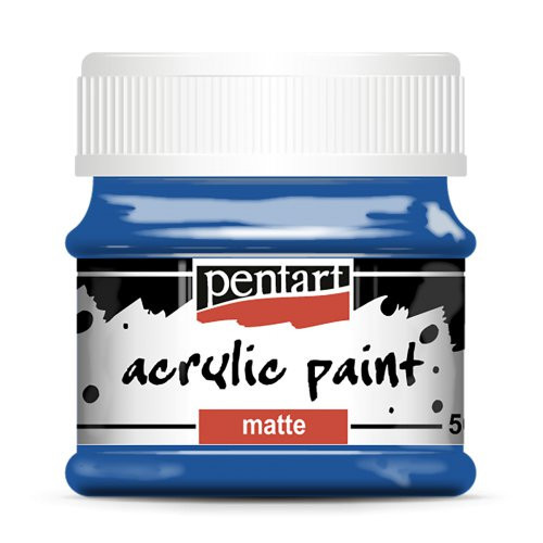 Akrylová barva matná PENTART 50 ml MODRÁ