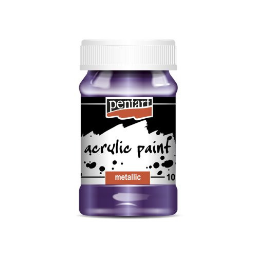 Akrylová barva metalická PENTART 100 ml LILA