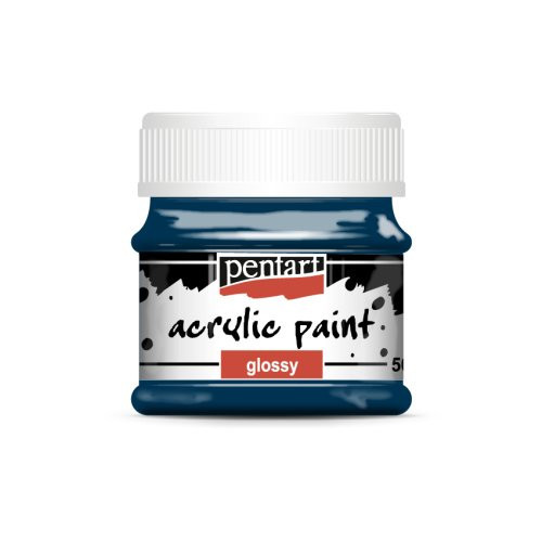 Akrylová barva lesklá PENTART 50 ml INDIGO MODRÁ