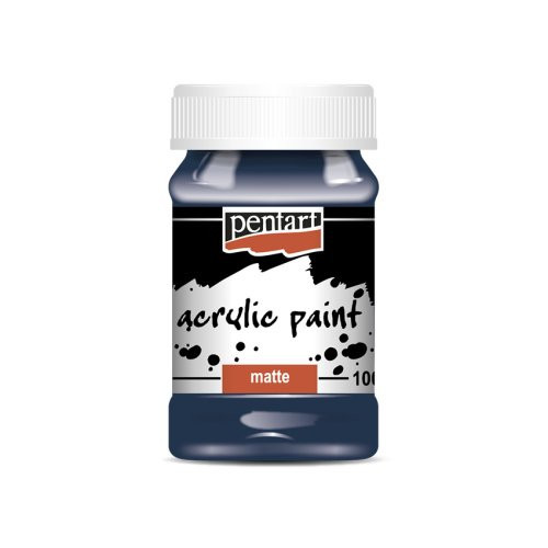 Akrylová barva matná PENTART 100 ml INDIGO MODRÁ
