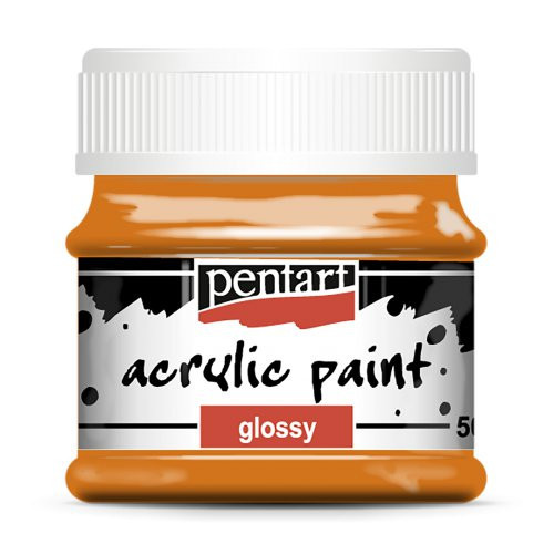 Akrylová barva lesklá PENTART 50 ml ORANŽOVÁ