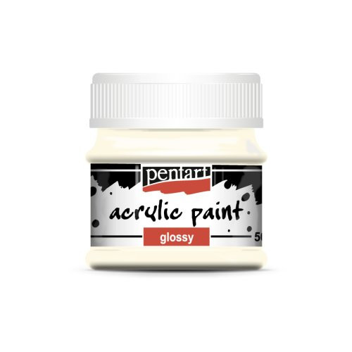 Akrylová barva lesklá PENTART 50 ml SLONOVINOVÁ