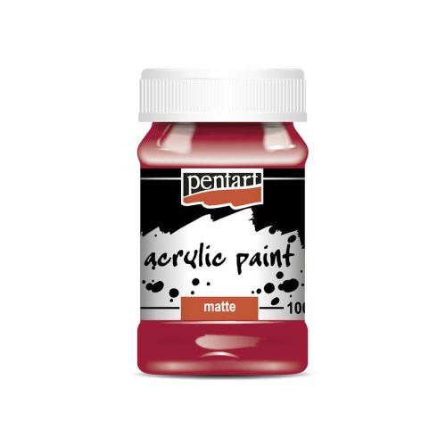 Akrylová barva matná PENTART 100 ml ČERVENÉ VÍNO