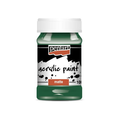 Akrylová barva matná PENTART 100 ml ZELENÁ BOROVICE