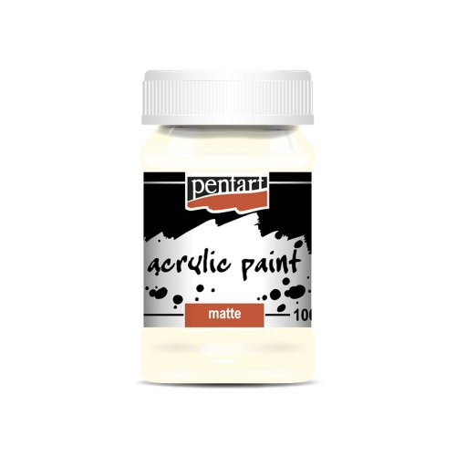 Akrylová barva matná PENTART 100 ml SLONOVINOVÁ