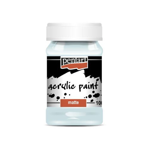 Akrylová barva matná PENTART 100 ml LEDOVÁ MODRÁ