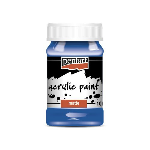 Akrylová barva matná PENTART 100 ml MODRÁ