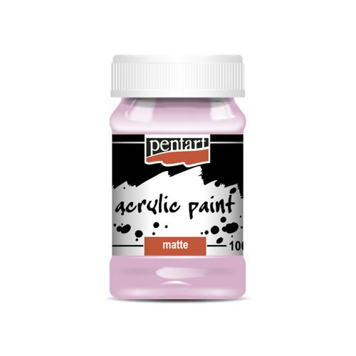 Akrylová barva matná PENTART 100 ml RŮŽOVÁ