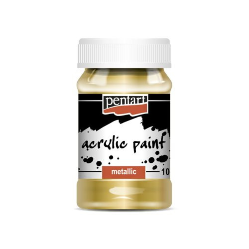 Akrylová barva metalická PENTART 100 ml ZLATÁ