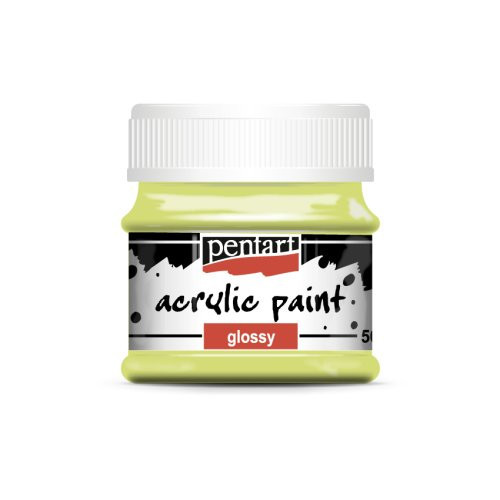 Akrylová barva lesklá PENTART 50 ml LIMETKA ZELENÁ