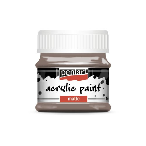 Akrylová barva matná PENTART 50 ml VINTAGE HNĚDÁ