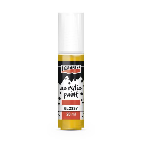 Akrylová barva lesklá PENTART 20 ml SLUNEČNÍ ŽLUTÁ