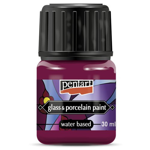 Barva na sklo a porcelán PENTART 30 ml MAGENTA