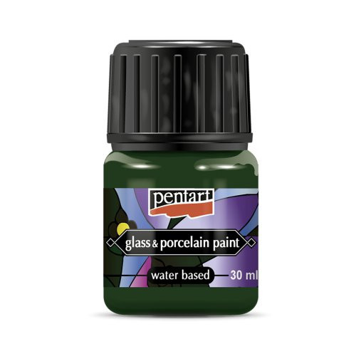 Barva na sklo a porcelán PENTART 30 ml ZELENÁ