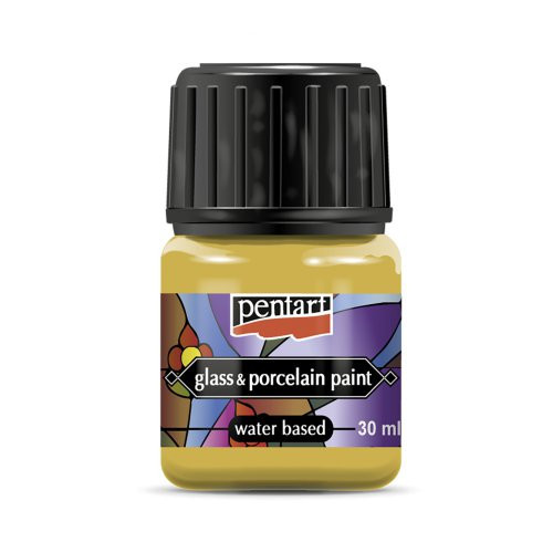 Barva na sklo a porcelán PENTART 30 ml ZLATÁ