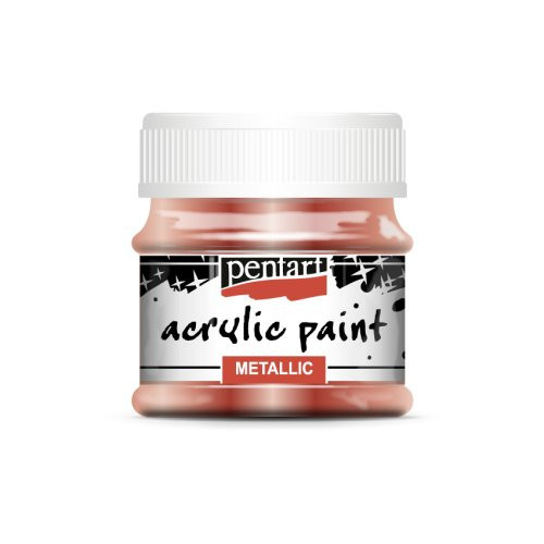 Akrylová barva metalická PENTART 50 ml BRONZOVÁ