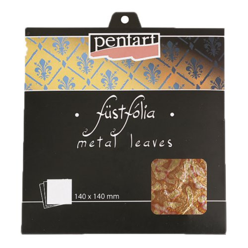 Metalická fólie PENTART 14 x 14 cm 5 listů VO2