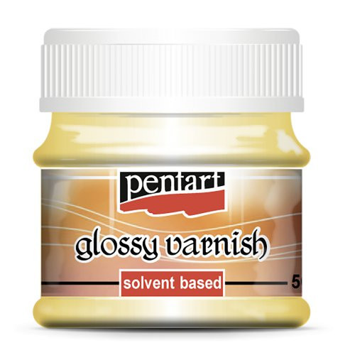 Lesklý lak solventní základ PENTART 50 ml