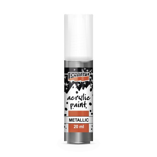 Akrylová barva metalická PENTART 20 ml GRAFITOVÁ