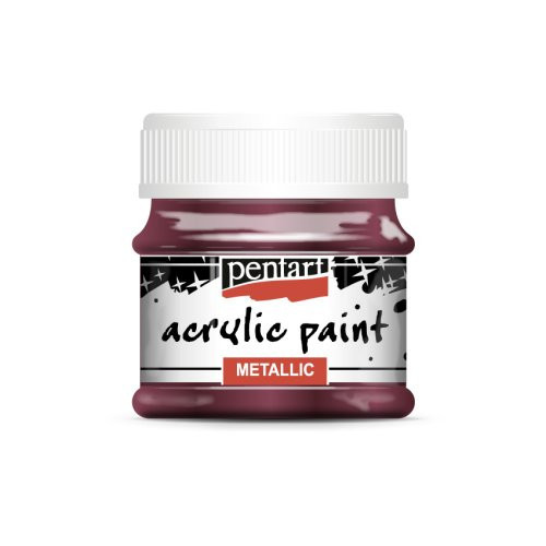 Akrylová barva metalická PENTART 50 ml ZLATOFIALOVÁ