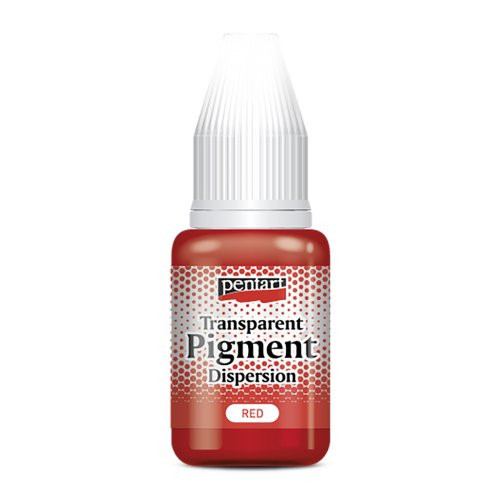 Pigment transparentní PENTART 20 ml ČERVENÁ