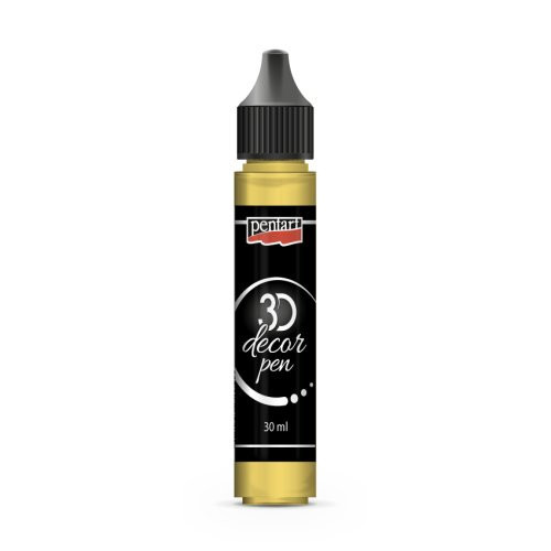 3D Decor pen transparentní PENTART 30 ml CITRÓNOVÁ ŽLUTÁ