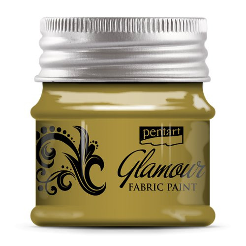Barva na textil a kůži zářivá PENTART 50 ml ZLATÁ