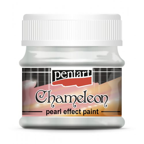 Chameleon perleťová akrylová barva PENTART 50 ml MODRÁ-BROSKOVÁ